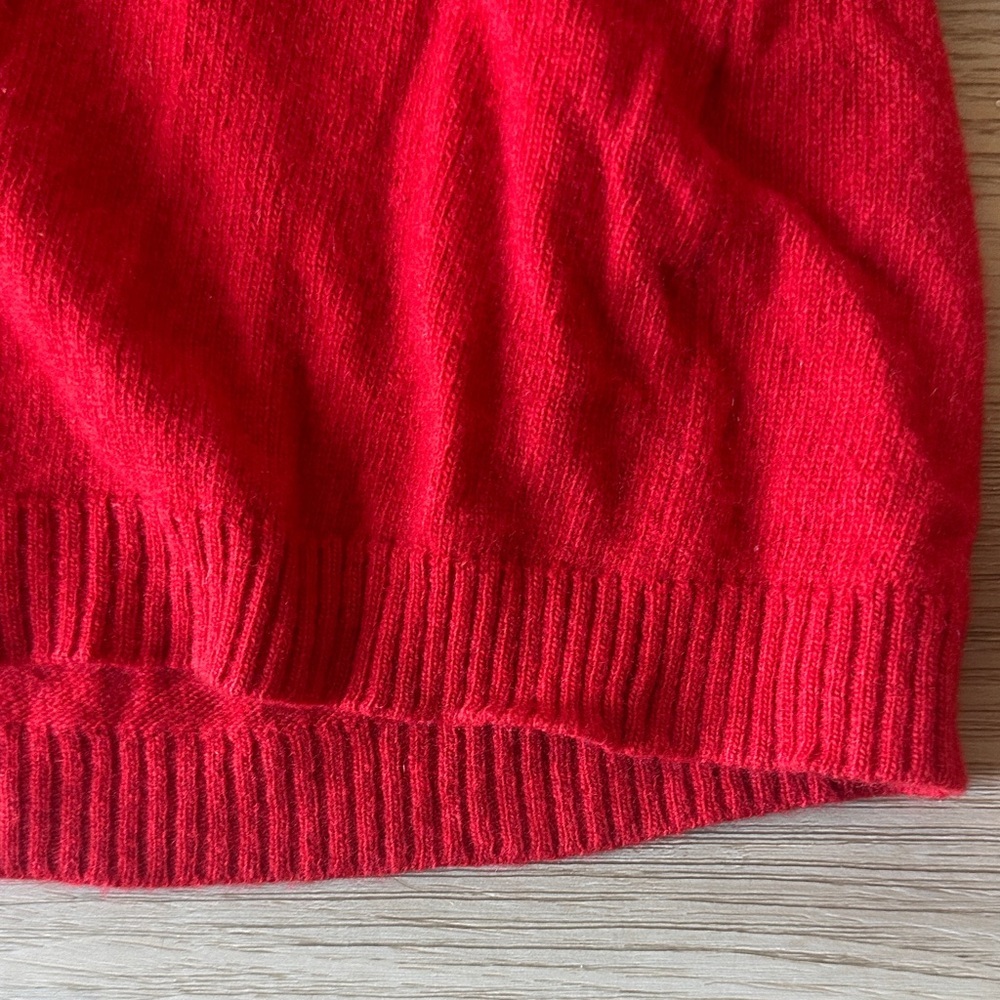 Banana Republic Women’s Red Cowl Neck Sweater w/ Italian wool xs NEW YEAR SALE! - Picture 3 of 7